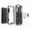 Slim Armour Tough Shockproof Case / Finger Ring Holder for Oppo R11 - Black